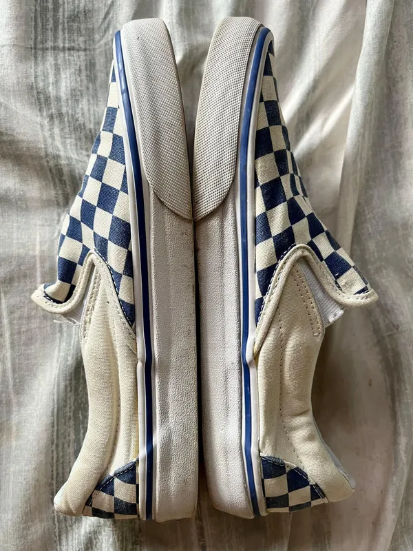 Vans Blue And White Checkered - Image 2