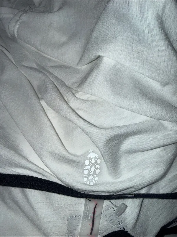 NWOT Free People Batter Up Tank Built In Bra Sweat Wicking White Black Medium - Image 8