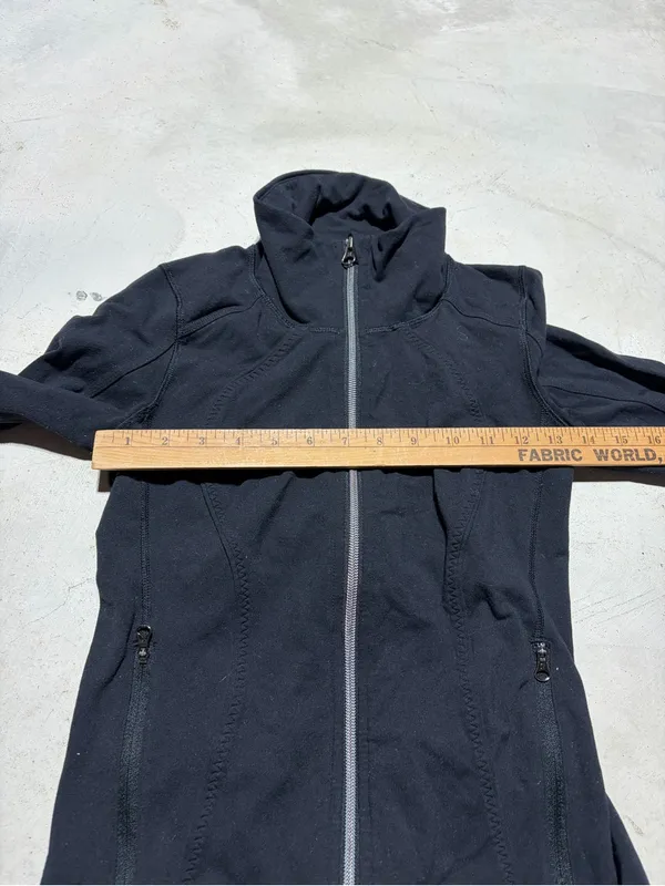Lululemon Black Zip-Front Jacket sweatshirt - Image 2