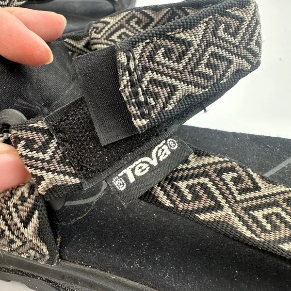 Teva Women's Sandal 9 Black Sport Hiking Water Strap Sandals Pattern‎ Outdoor - Image 5