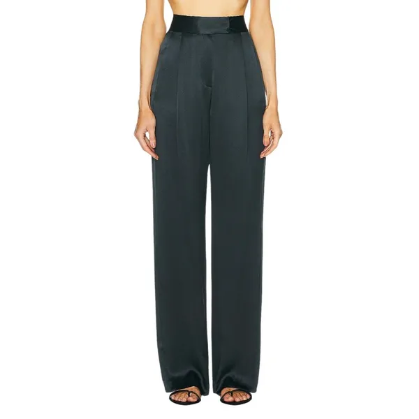 The Sei Wide Leg Trousers in Ink 2 New Womens Silk Pants - Image 5
