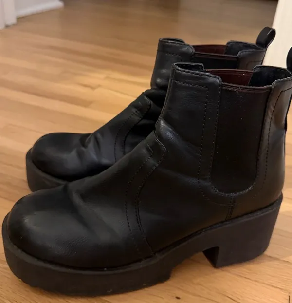 Princess Polly Lipstik Black Eamon Boots - Image 3