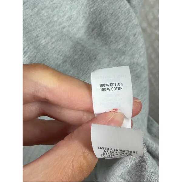Aerie Offline Women Top Sz L Heather Grey Short Sleeve Oversized Tee Classic - Image 3