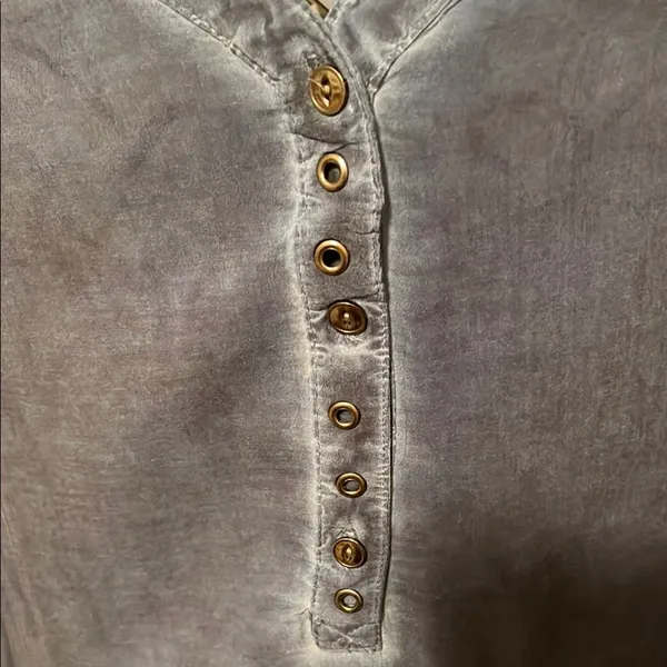 Cato 👖👖👖BOGOHO 👖👖👖Blue Denim Color Relaxed Buttoned Long Sleeve Blouse - Image 5
