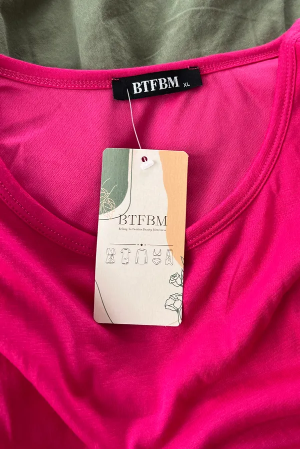 NWT Slim Fit Sundress Pink Size XL - Image 3