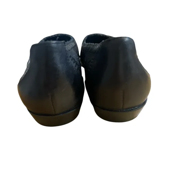 a.n.a Navy Leather Cap Toe Loafers - Image 4