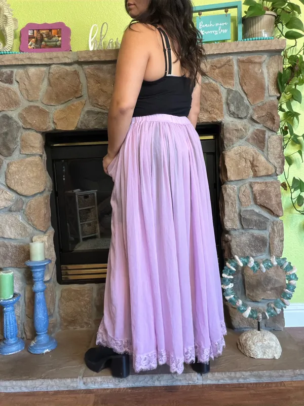 NWT Anthropologie Sheer Maxi Skirt - Image 7