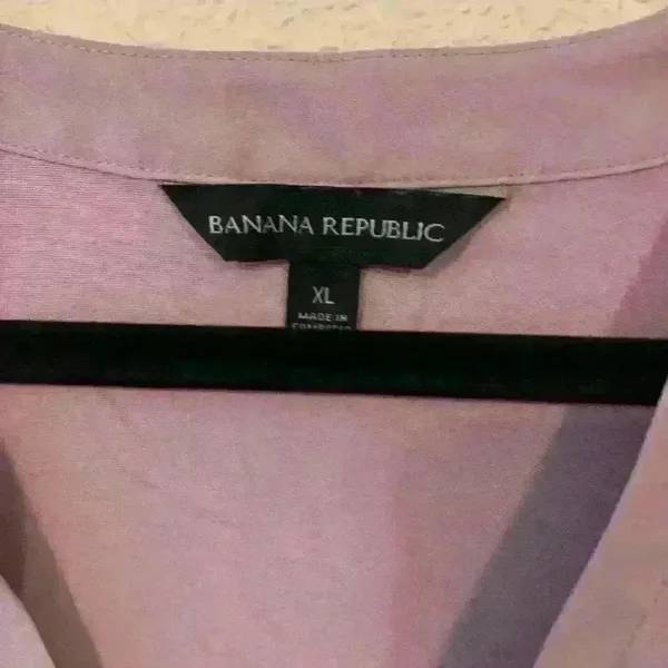 Banana Republic pink sleeveless top sz XL office business casual sleeveless - Image 2