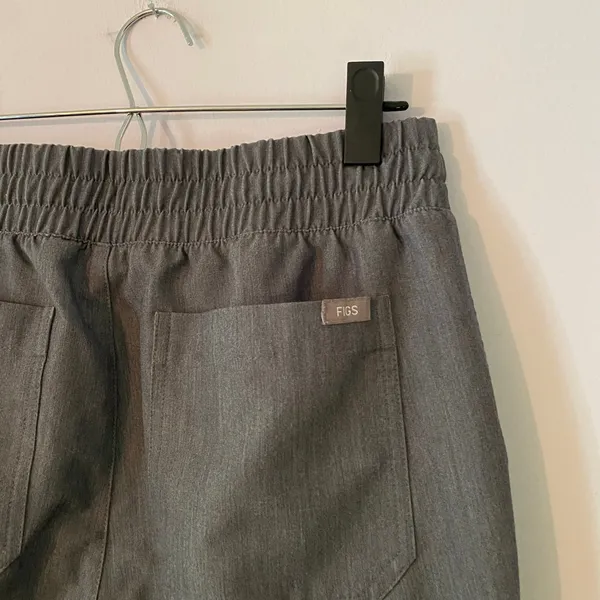 FIGS Graphite Gray Yola Straight Leg Scrub Pants Uniform Women's size Medium - Image 5