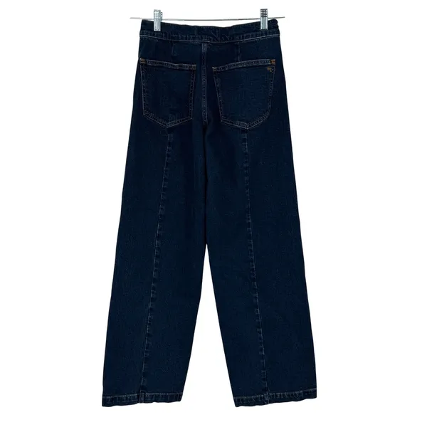Madewell Emmett Wide Leg‎ Jeans Dark Indigo Wash Size 26 - Image 2