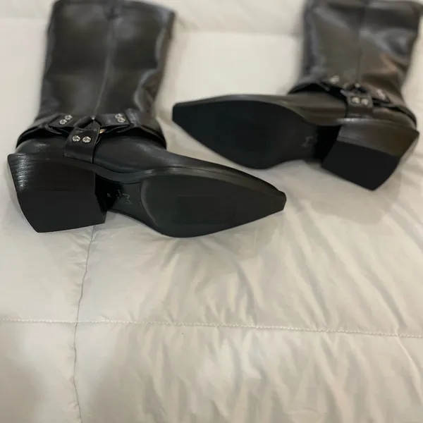 Marc Fisher black leather Boots - Image 4