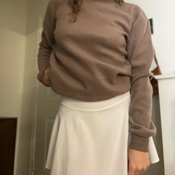 𝅺If it were me soft crewneck sweater in brown‎ - Image 3
