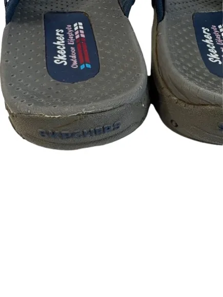 Skechers Colorful Strap Sport Sandals Navy with Multicolor Pattern - Image 7
