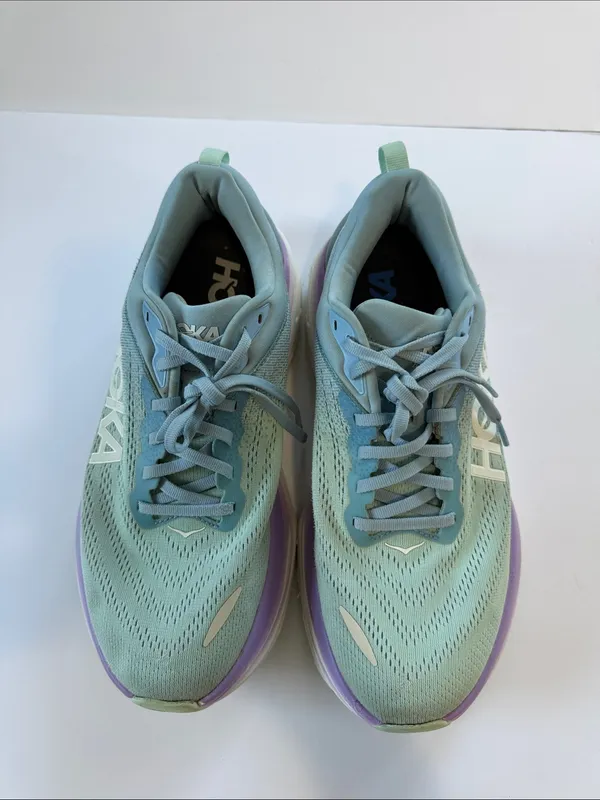 Hoka Women's Mint Green & Lavender Running Shoes - Image 5