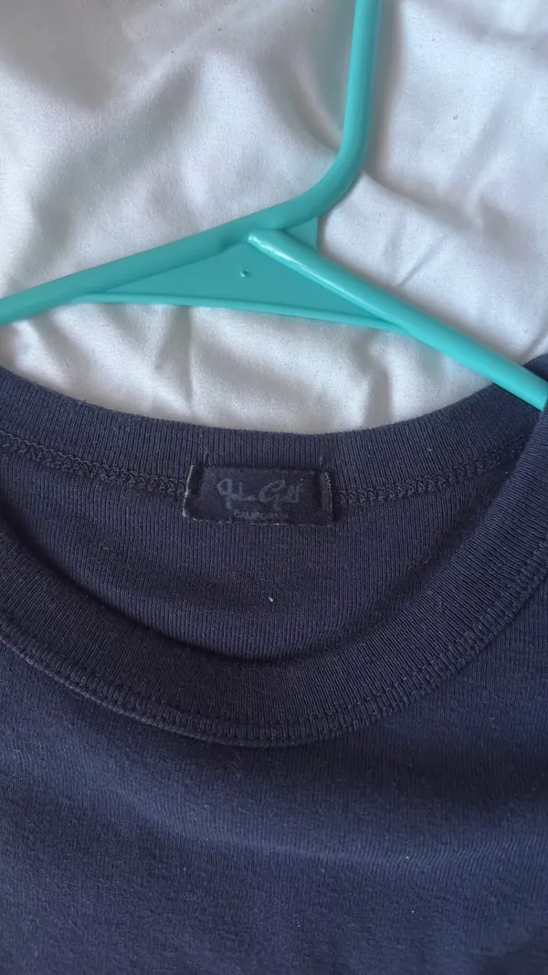 Brandy Melville John Galt Top Navy Blue - Image 4