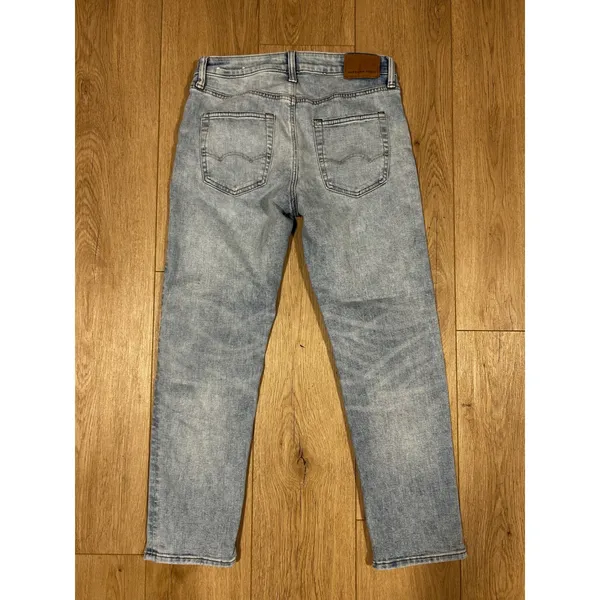 American Eagle Airflex+ Light Wash Slim Straight Leg Jeans 30x30 5683068947 - Image 5