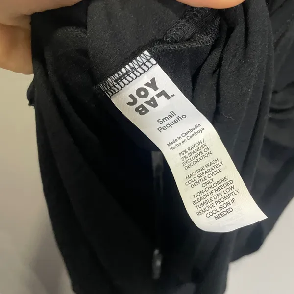 JoyLab Women Black‎ Twisted Racerback Keyhole Activewear Tank Top Small - Image 4