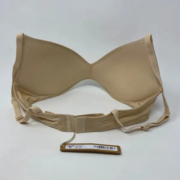 SKIMS Wireless Form Push-Up Plunge Bra‎ BR-WRL-1891Sand Size 32DDD - Image 4
