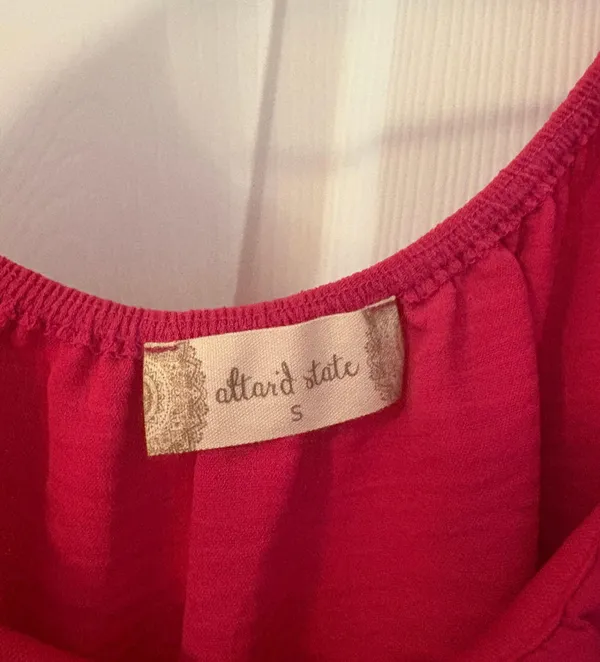 Altar'd State Pink Bow Top - Image 3