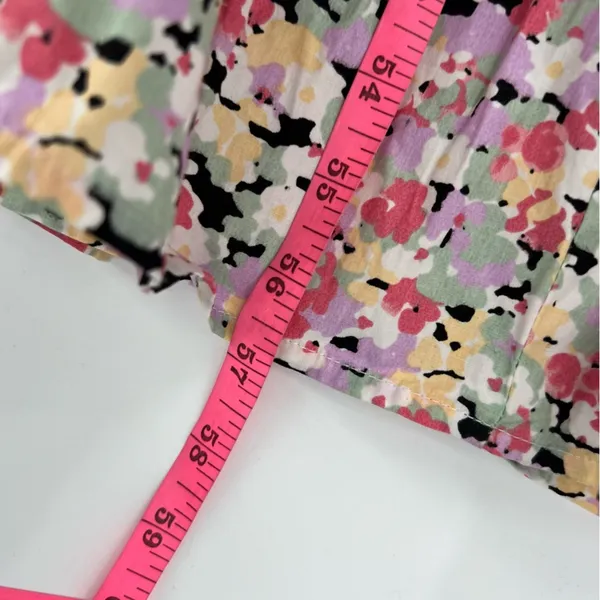 NWT Nasty Gal Collection‎ Floral Frill Shoulder Smock maxi dress sz 2 - Image 8