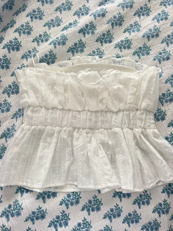Strapless top White Size M - Image 2