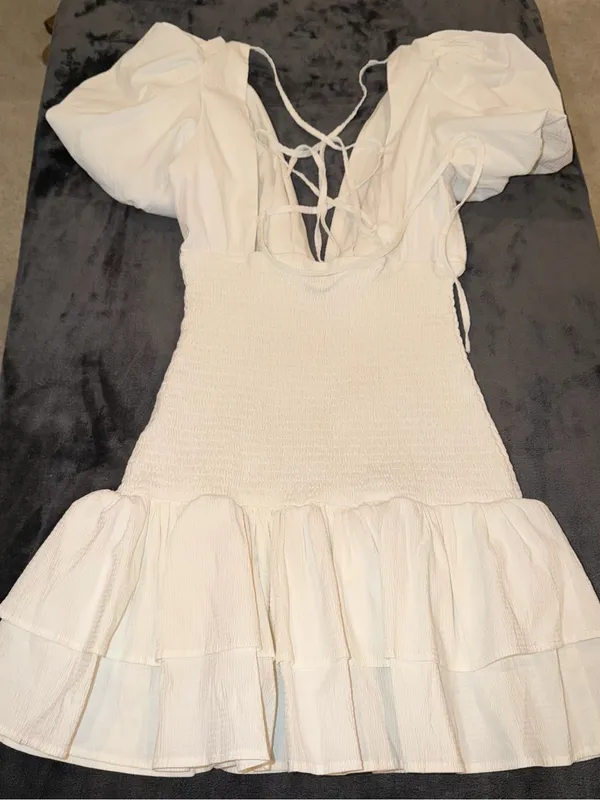 Hello Molly La Devotee Dress in White Size 4 - Image 8