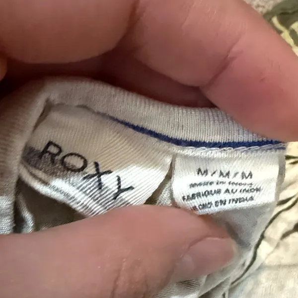 Roxy Green Stripe Tank Mini Dress Size M - Image 3