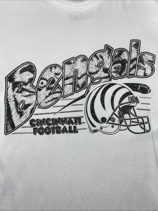 '47 Brand White Cincinnati Bengals Graphic Tee - Image 3