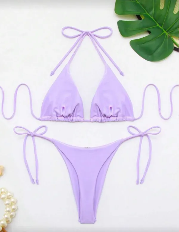 Lavender bikini set Purple Size M - Image 3