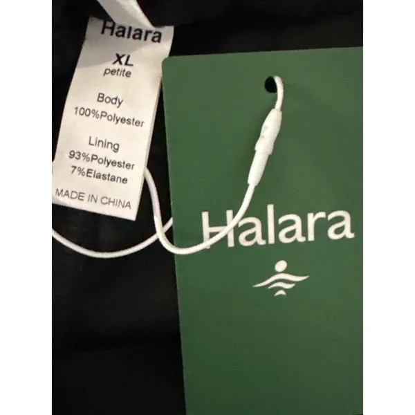 Halara Black Corduroy Wide Leg Pants XL Petite Elastic‎ Waist Pockets - Image 8