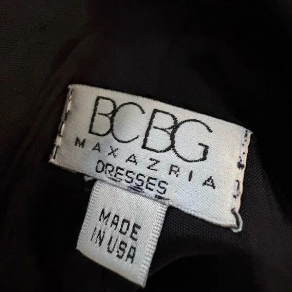 90s bcbg midi dress Black Size 4 - Image 3