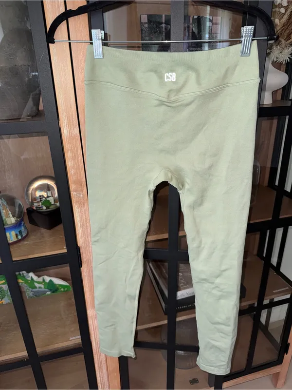 CSB Serenity Invisible Scrunch Leggings seamless high rise sage workout - Image 2