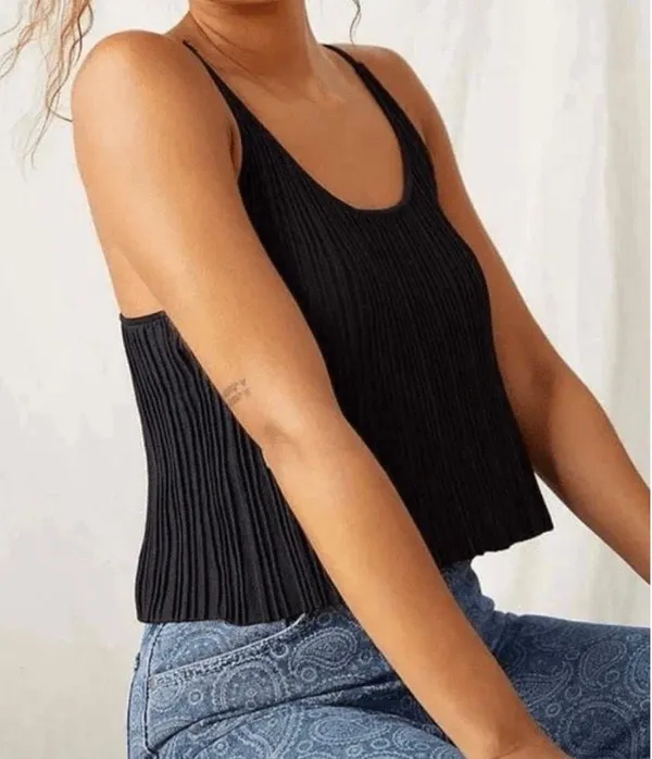 Free People Pleated Cami - Image 3