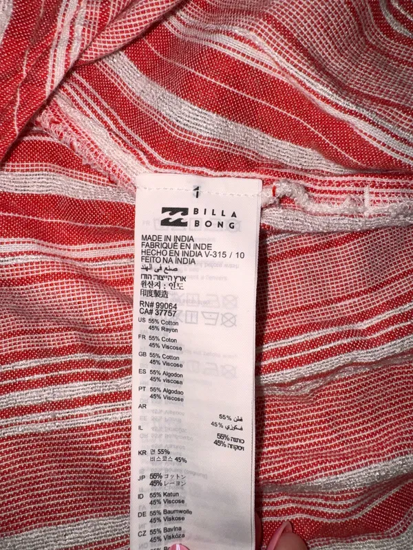 Billabong Striped Tie Top - Image 3