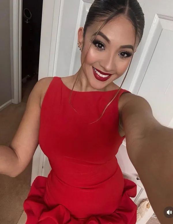 Zara bodysuit dress Red Ruffle skirt bodycon formal evening date coctail - Image 8