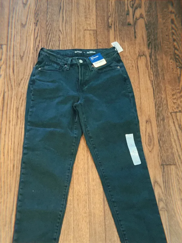Old Navy Straight Black Jeans OG High-Rise - Image 2