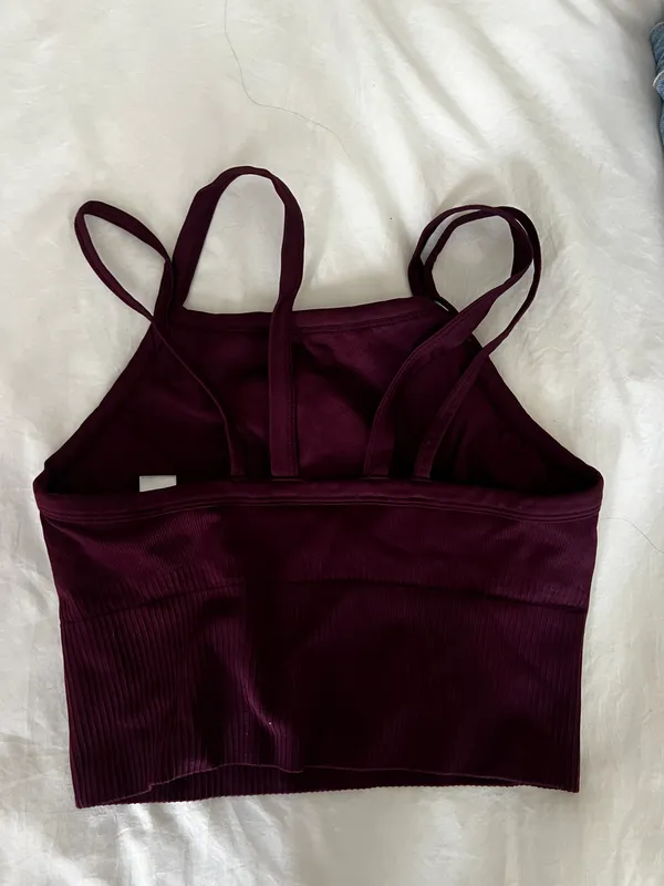 Burgundy Workout Tank - Image 2