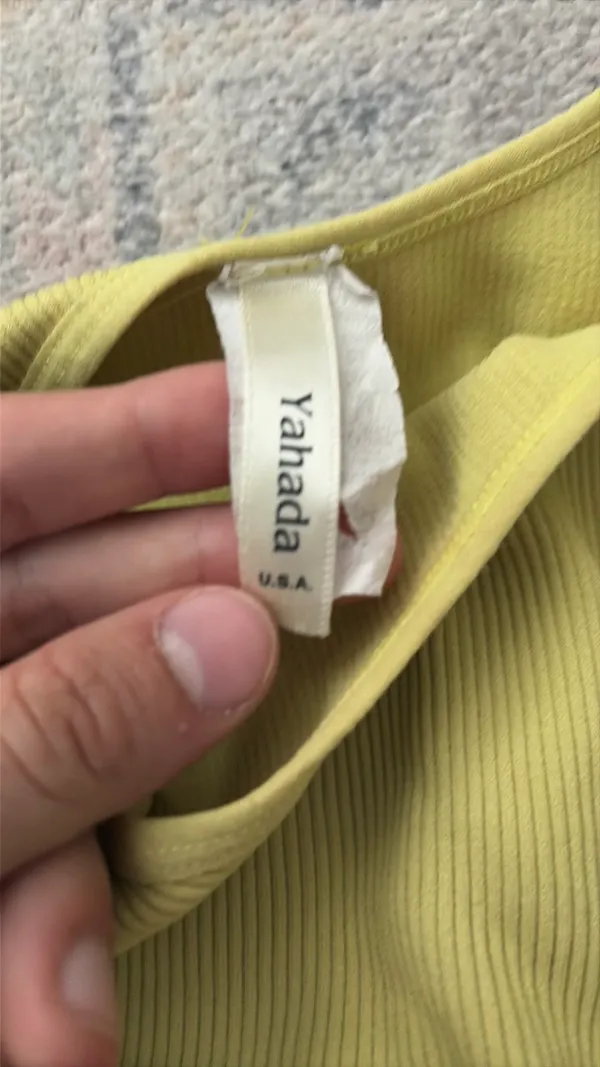 cropped athletic tank - Image 4