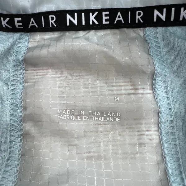 Nike Air Womens Quarter Snap Long Sleeve Running Top Sage Green Thumbholes - Image 13