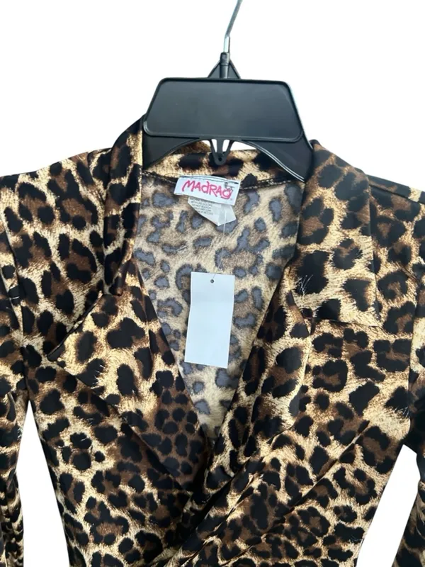 Vintage Deadstock Madrag animal print body suit size medium mobwife retro chic - Image 9