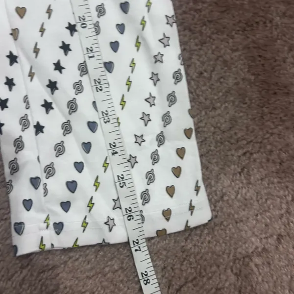 Roller Rabbit X Peleton Hearts and lightning Henley Pajamas 100% Cotton Small - Image 9