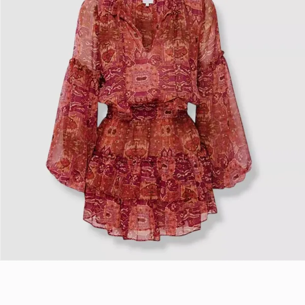 MISA Los Angeles Pink V-Neck Teya Mini Dress NWT - Image 7
