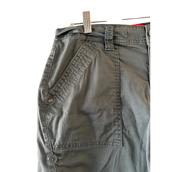 Unionbay Gray Cargo Hiking Shorts Women Sz 4 - Image 7