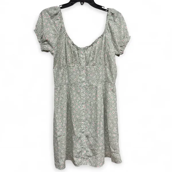 Trixxi Sage Floral Mini Dress - Image 2