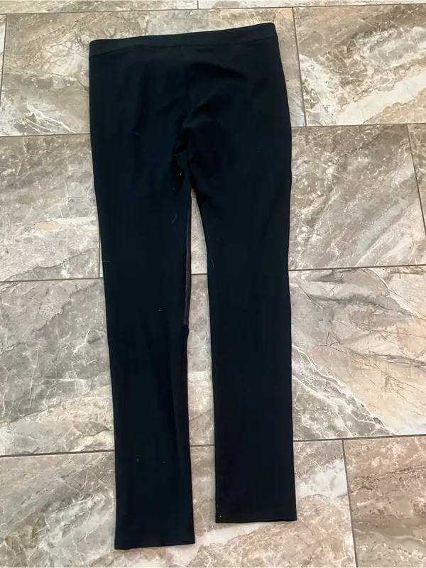 Theory Tinysa Leather Knee Patch Zip Fly Legging 8 - Image 7