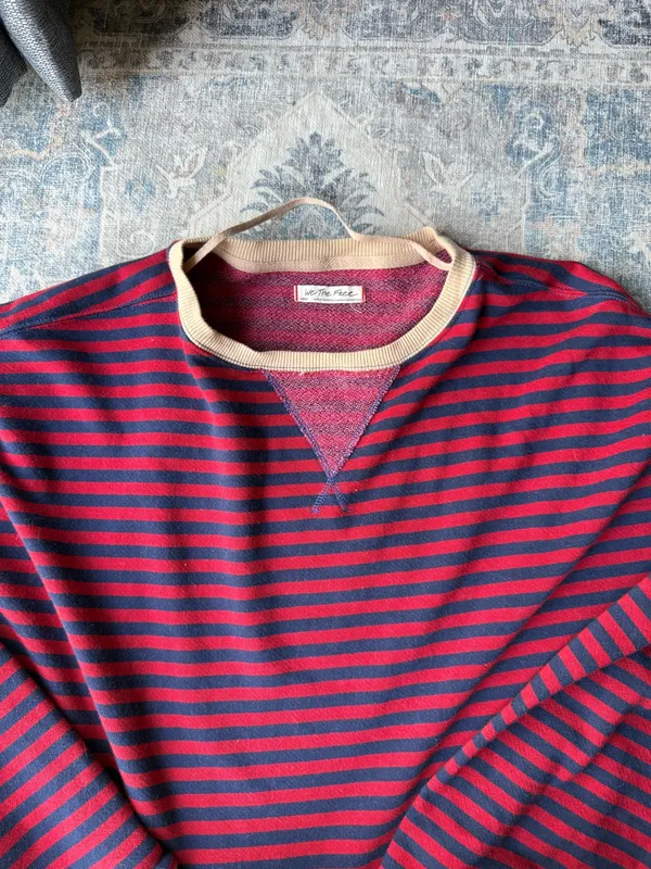 Free People Striped Crewneck - Image 2