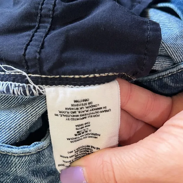 We The Free High-Rise Mom Jeans Blue‎ Size 27 - Image 12