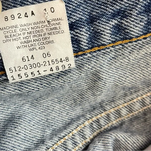 Vintage Levis 550 Relaxed Tapered Jeans Y2K High Waist women 10 28 long tall - Image 10