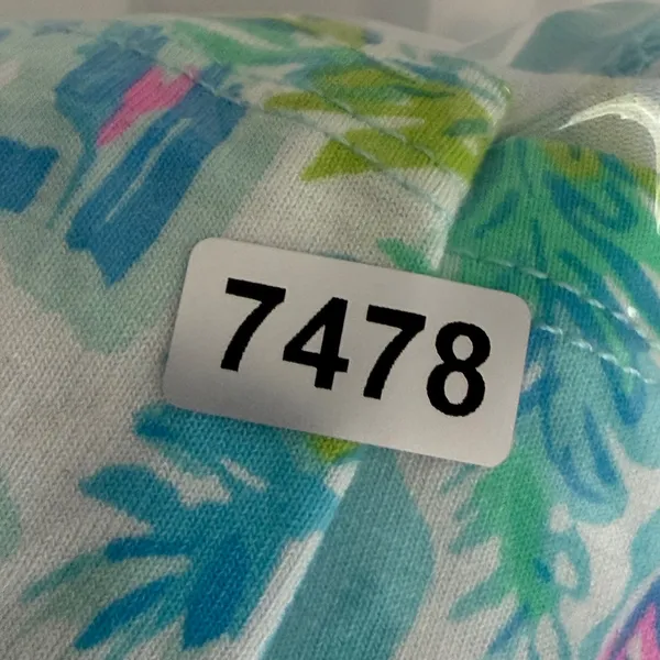 Lilly Pulitzer Women XXS Blue Tropical Beach Print‎ Skort Romper Style 001915 - Image 10