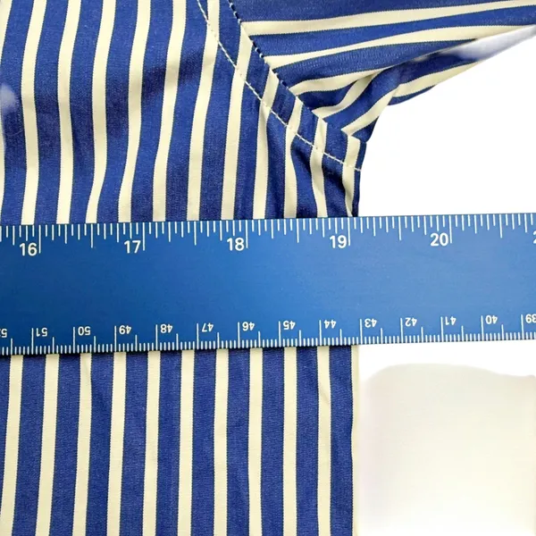 Polo Ralph Lauren Striped Poplin Shirt Dress Menswear-inspired Women's S PREP - Image 7